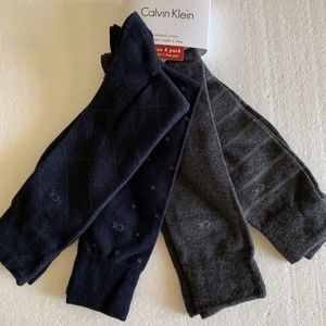 Calvin Klein Combed Cotton Dress Socks 7-12